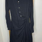 Easel Black Button Top Dress S