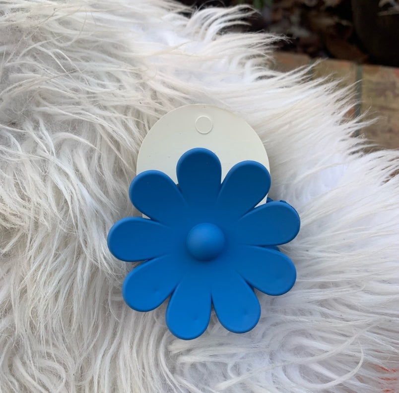 Plastic Flower Hair Clip (1 Piece)