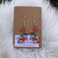 Floral Bunny Acrylic Earrings