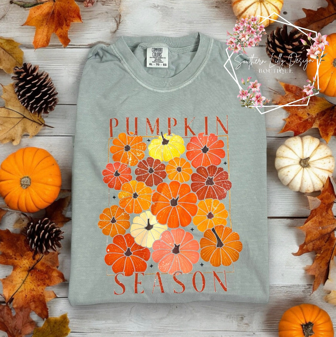 Pumpkin Season Pumpkins Comfort Colors T-Shirt