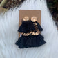 Black Tassel Earrings