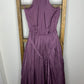 Easel Purple Dull Satin Maxi Dress S