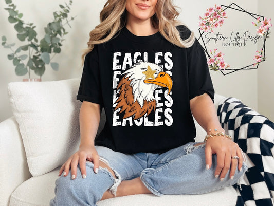 Eagles Mascot Comfort Colors T-Shirt