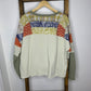 Easel Quilted Patchwork Pullover S