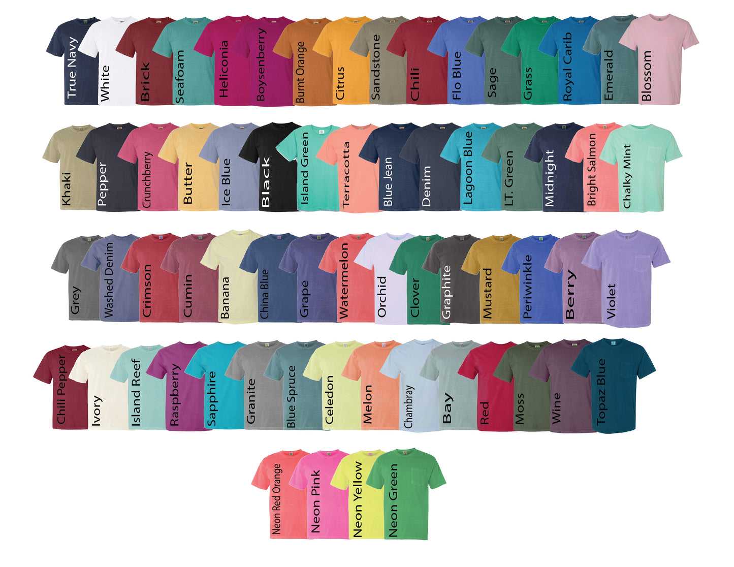 Patchwork Bunnies Comfort Colors T-Shirt