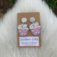 Pink Disco Ball Cowgirl Earrings