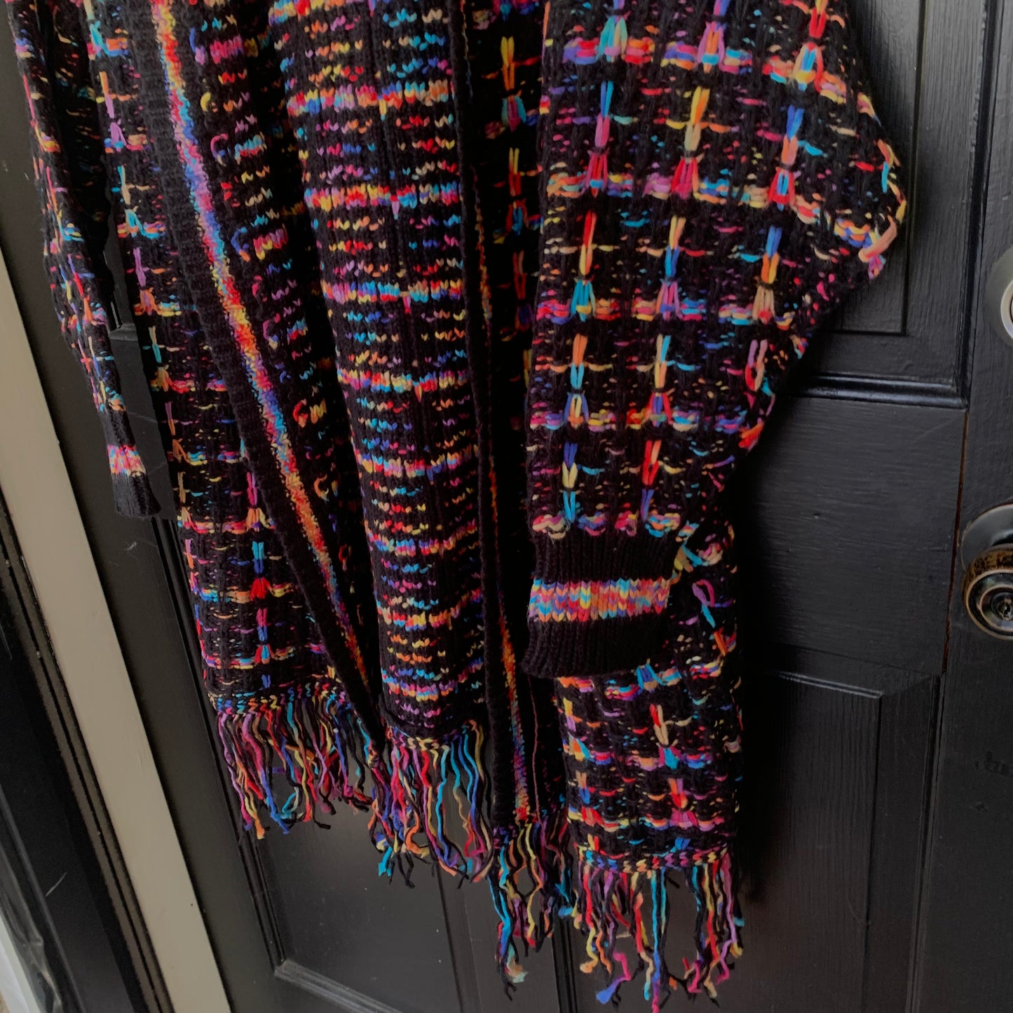 Colorful Crochet Cardigan