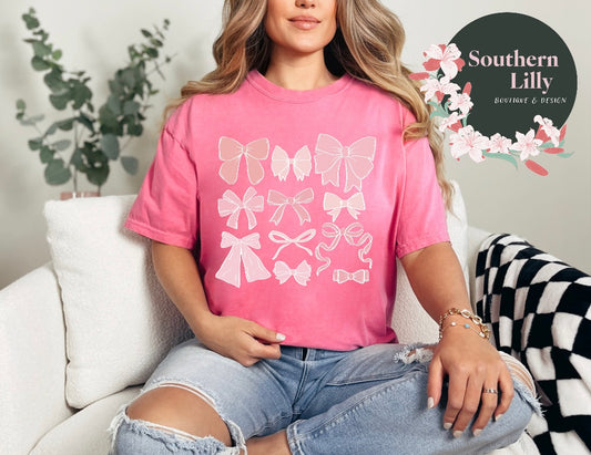 Coquette Bows Comfort Colors T-Shirt