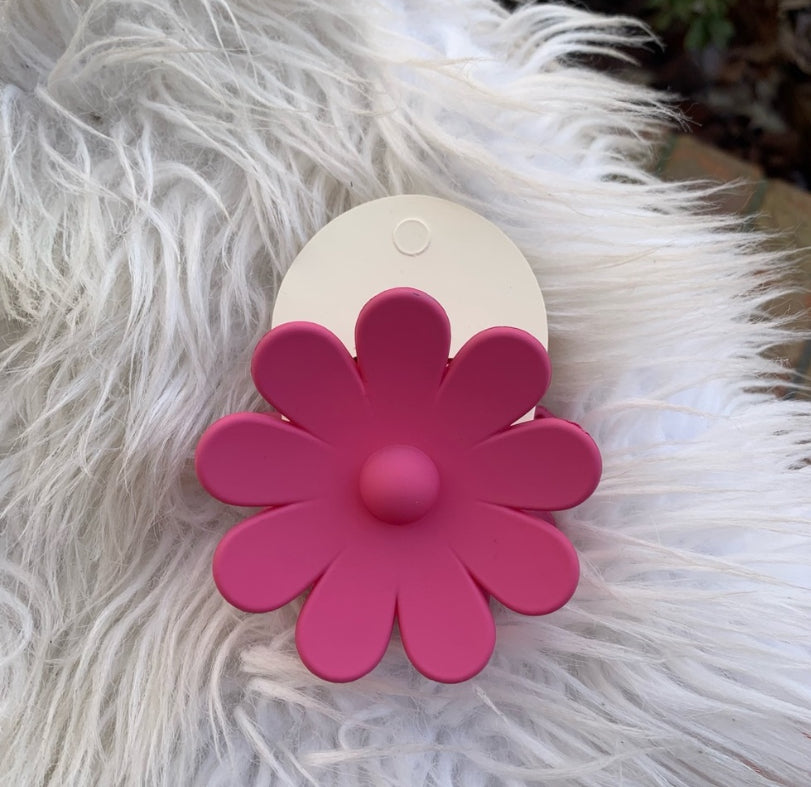 Plastic Flower Hair Clip (1 Piece)