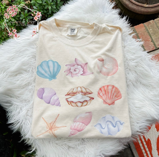 Seashells Comfort Colors T-Shirt