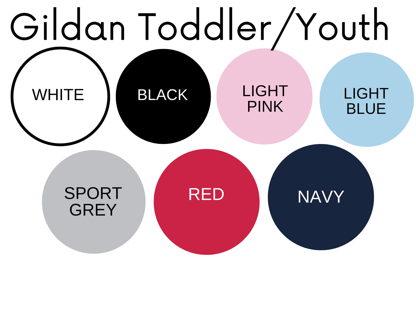 BUILD YOUR OWN Gildan Toddler/Youth