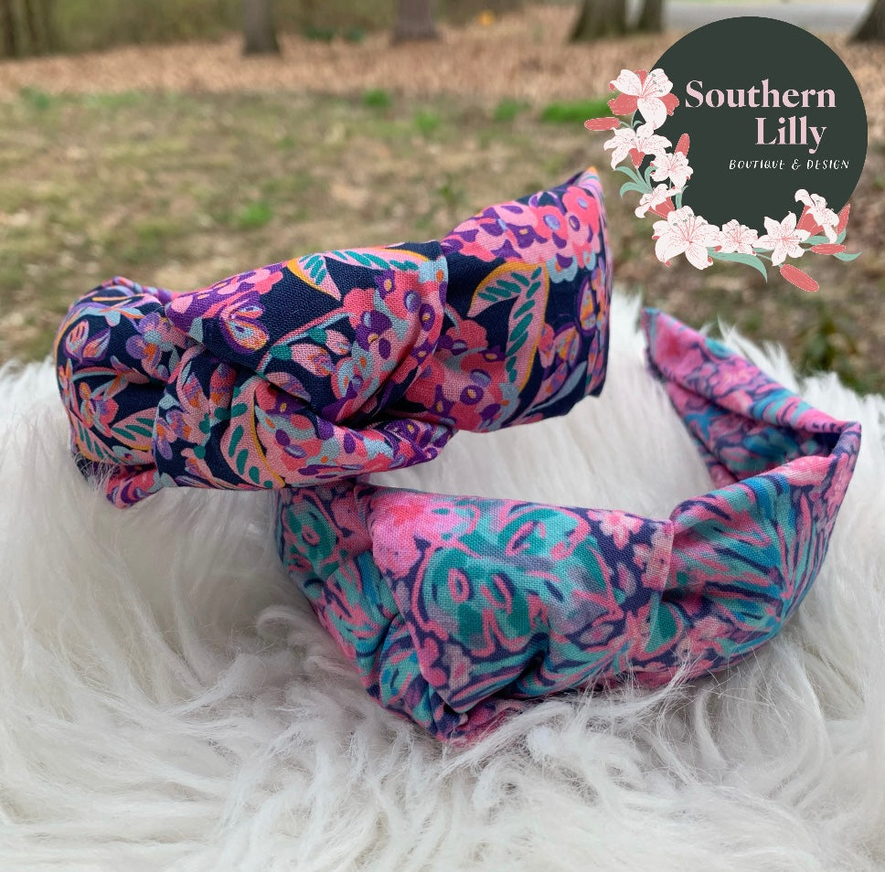 LIMITED EDITION Sparkleberry Ink (TM) Patterned Headband