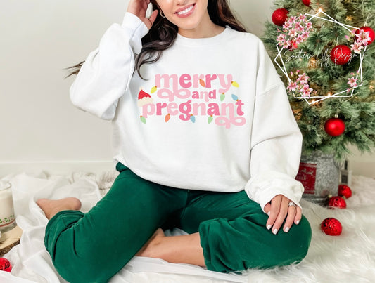 Merry & Pregnant Sweatshirt