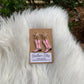 Pink Metal Boots Western Earrings