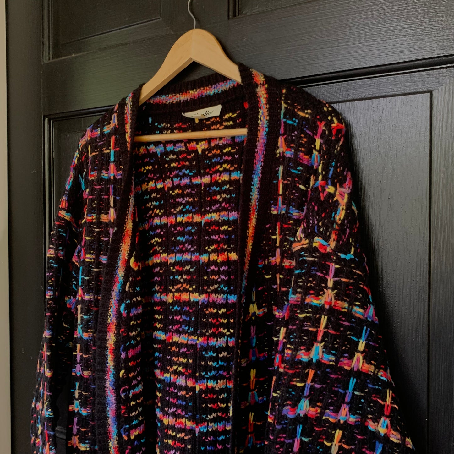 Colorful Crochet Cardigan