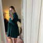 Beeson River Green Holiday Dress