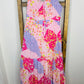 Easel Maxi Boho Patterned Dress S