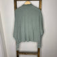 Easel Mineral Wash Thermal Sage Pullover S