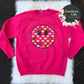 Retro Hearts Smiley Face Sweatshirt