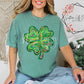 Colorful Shamrock Comfort Colors T-Shirt