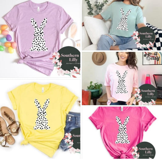 Bella Canvas Dalmatian Bunny T-Shirt