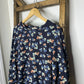 Easel Floral Print Oversized Sweatshirt S