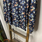 Easel Floral Print Oversized Sweatshirt S