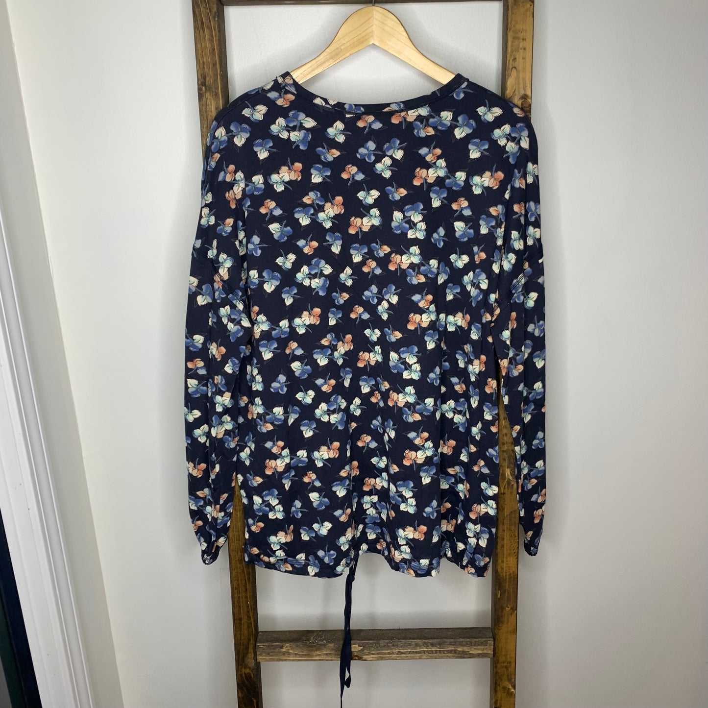 Easel Floral Print Oversized Sweatshirt S