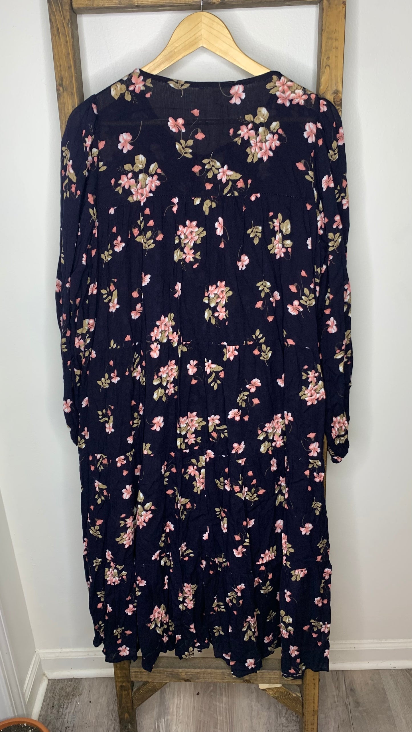 Easel Floral Print Maxi Dress S