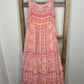 Easel Pink Bandana Print Maxi Dress S