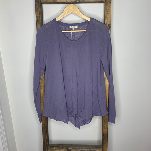 Easel Long Sleeve Tunic Blouse S