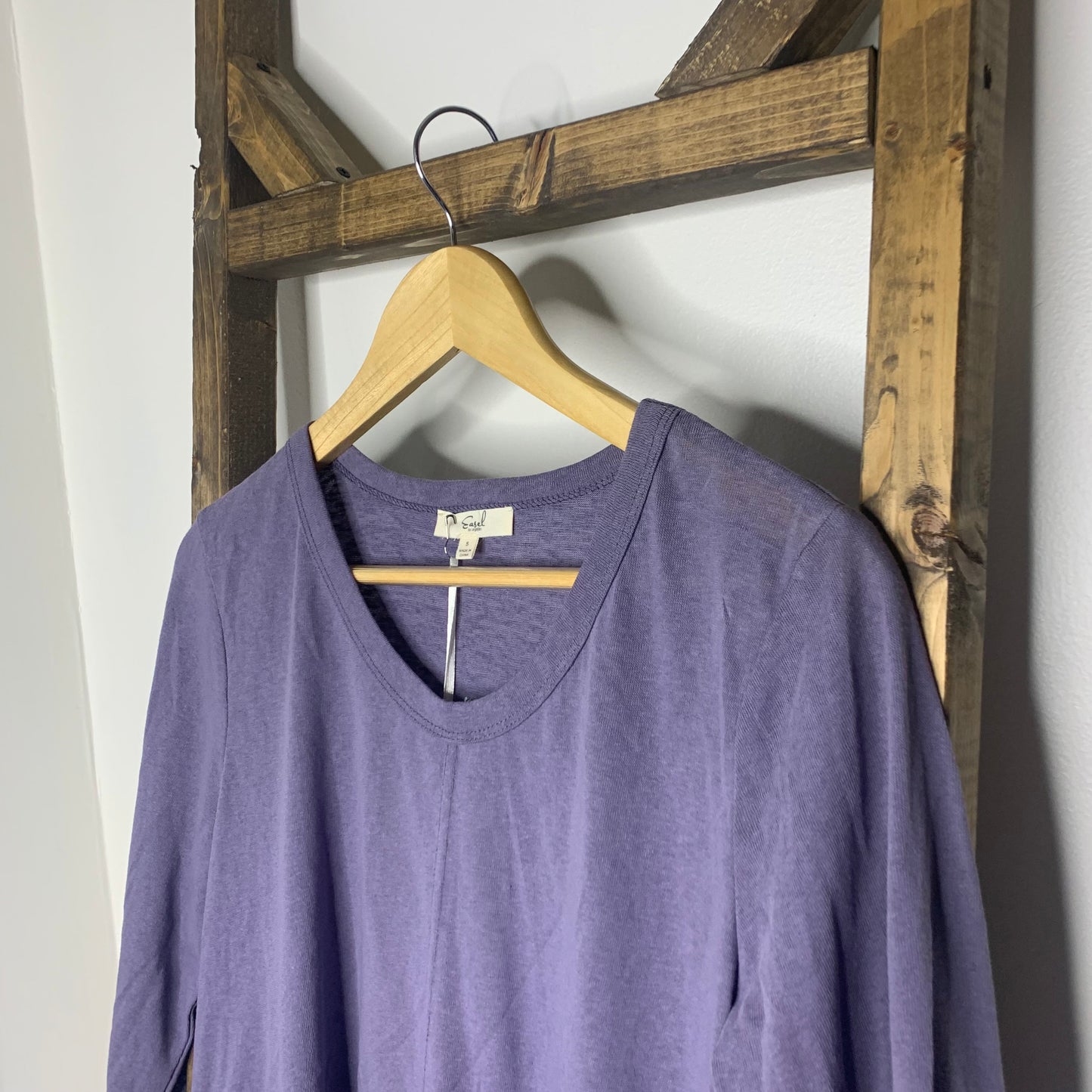 Easel Long Sleeve Tunic Blouse S