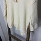 Easel Cream Crewneck Sweater S