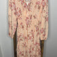 Easel Light Pink Floral Maxi Dress S