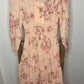 Easel Light Pink Floral Maxi Dress S