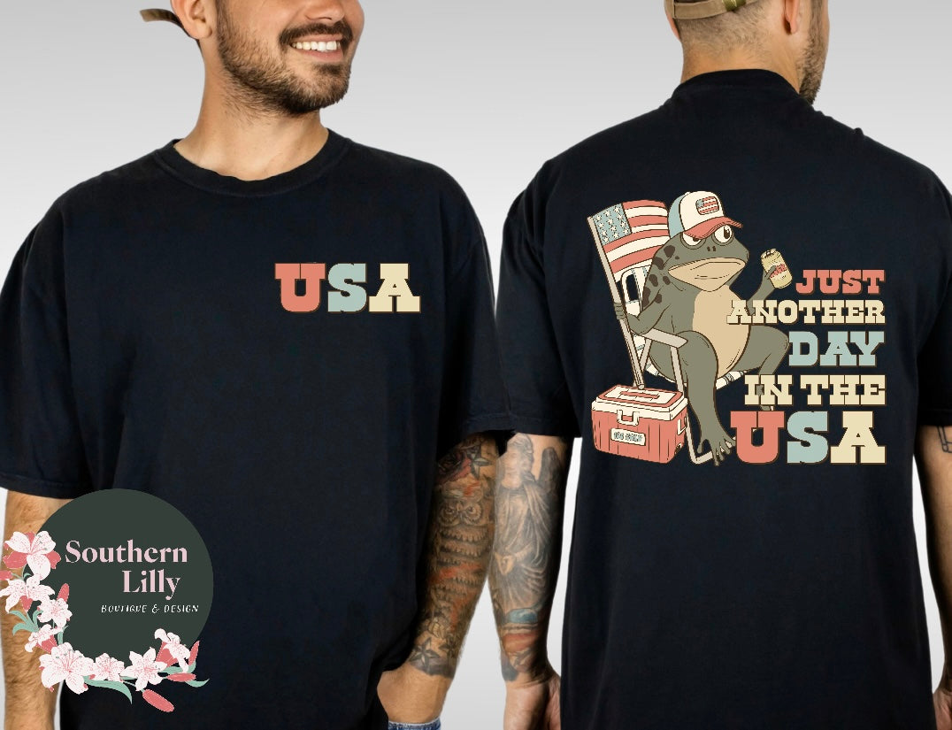 Just Another Day in the USA Comfort Colors T-Shirt