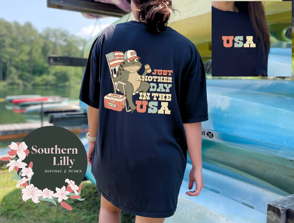 Just Another Day in the USA Comfort Colors T-Shirt