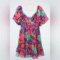 Peach Love California Floral V-Neck Dress