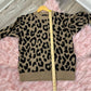 J. Crew Leopard Print Sweater Animal Print Pullover