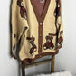 Teddy Bear Cardigan Cozy Neutral Button-Up Sweater for Fall & Winter