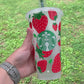 Starbucks Strawberry 24oz Cold Coffee Cup