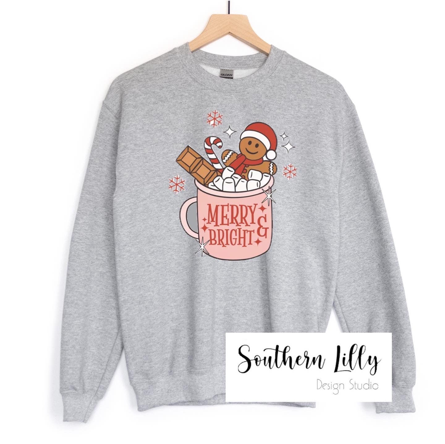 Merry & Bright Mug Sweatshirt