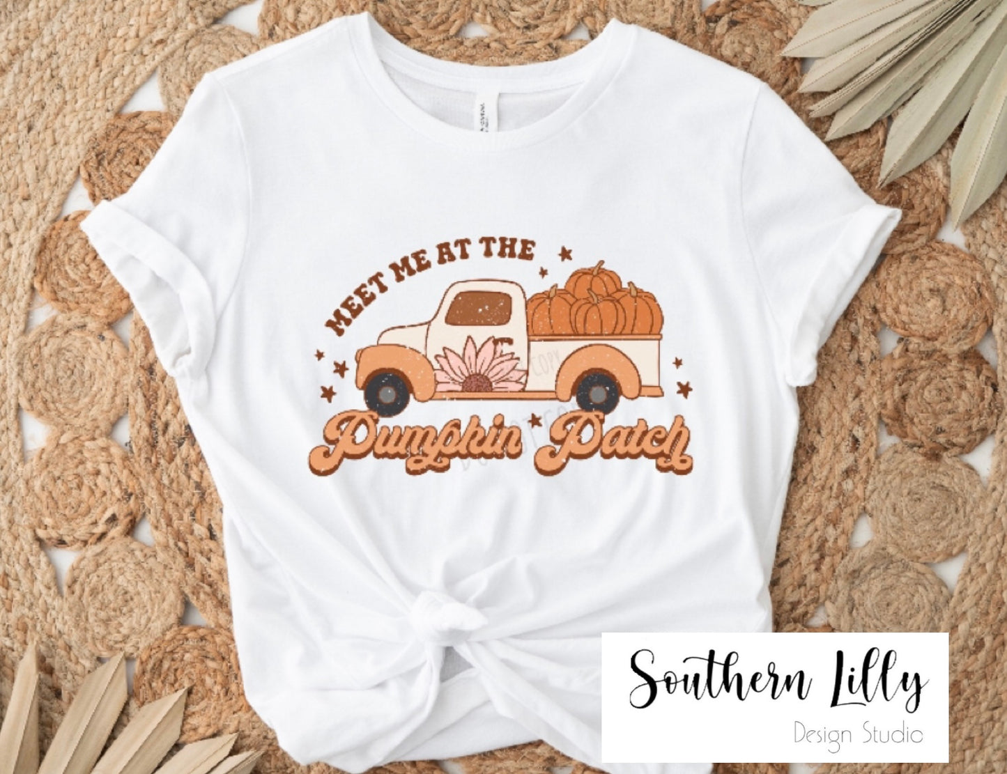 Meet me at The Pumpkin Patch Vintage Truck T-Shirt