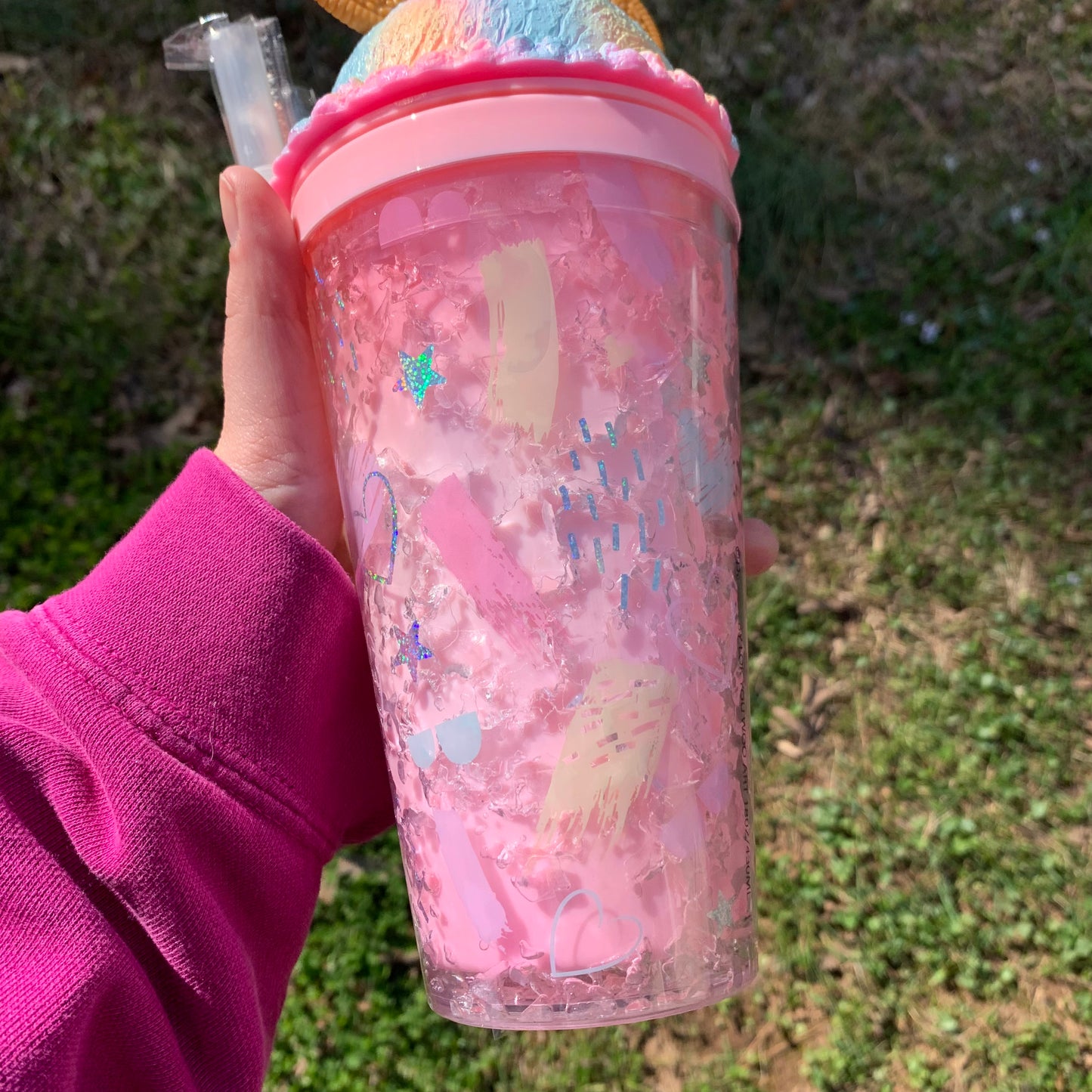 16oz Cookie Mouse Ears Milkshake Cup