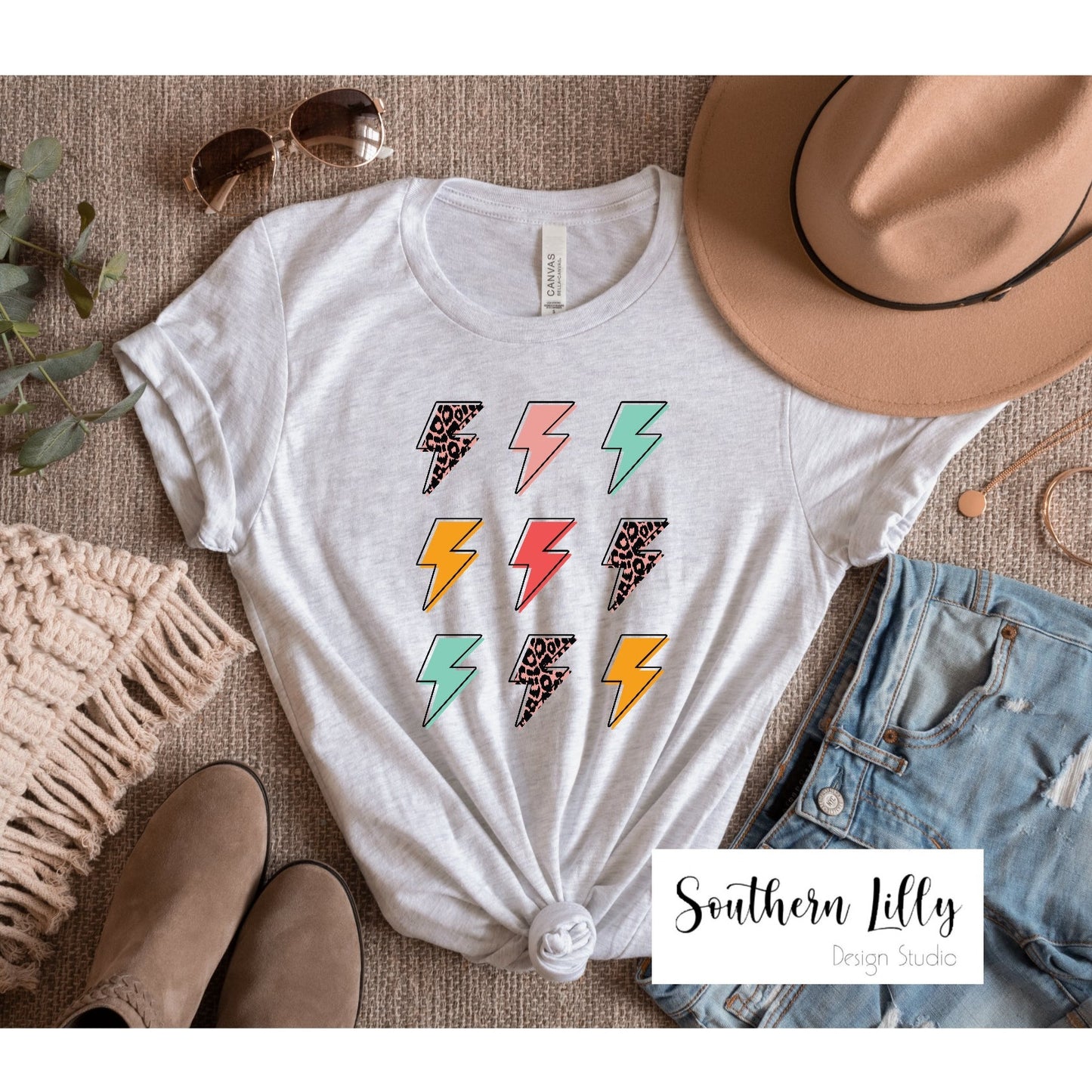 Retro Lightening Bolt T-Shirt