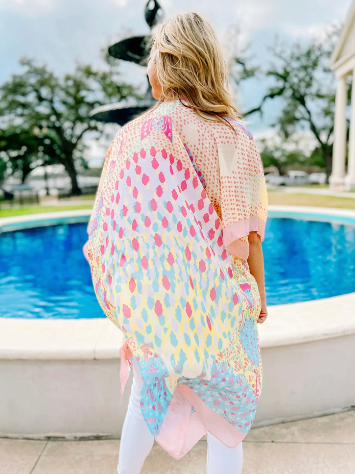 Memphis Printed Kimono