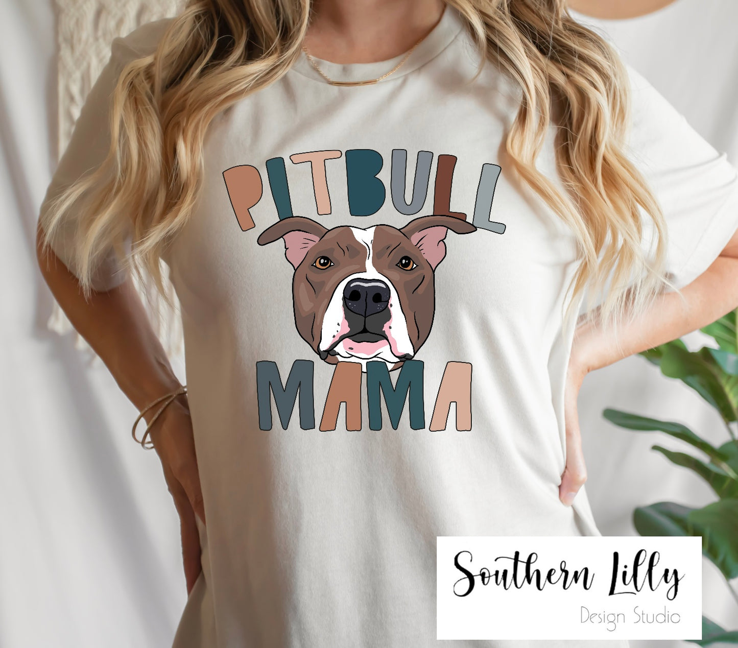 Pitbull Mama Comfort Colors Shirt