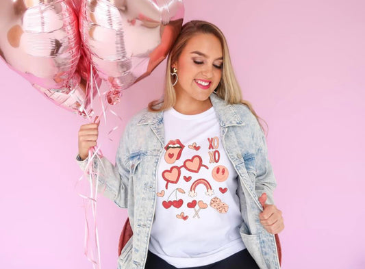 Valentines Doodles T-Shirt