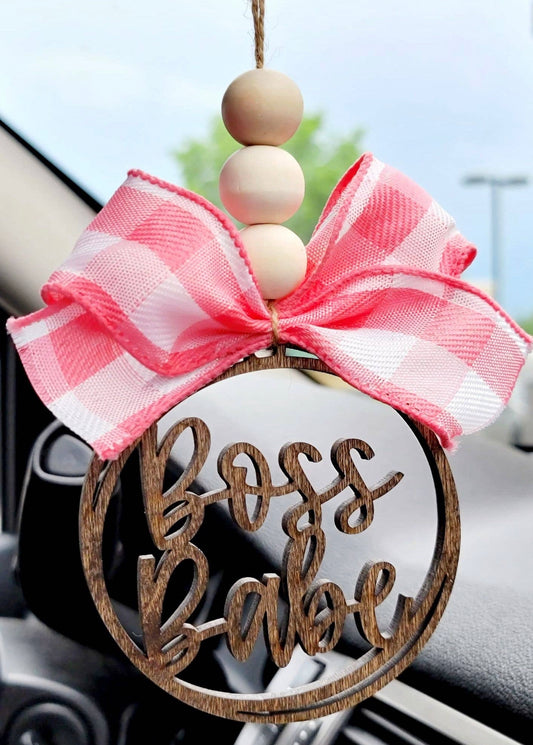 Boss Babe Car Charm