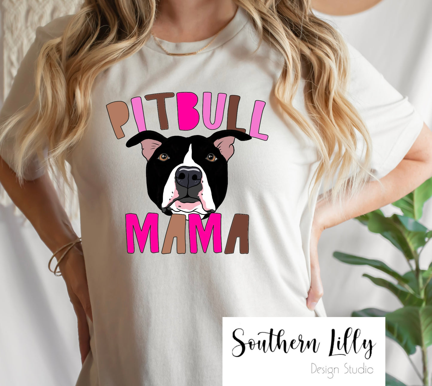 Pitbull Mama Comfort Colors Shirt